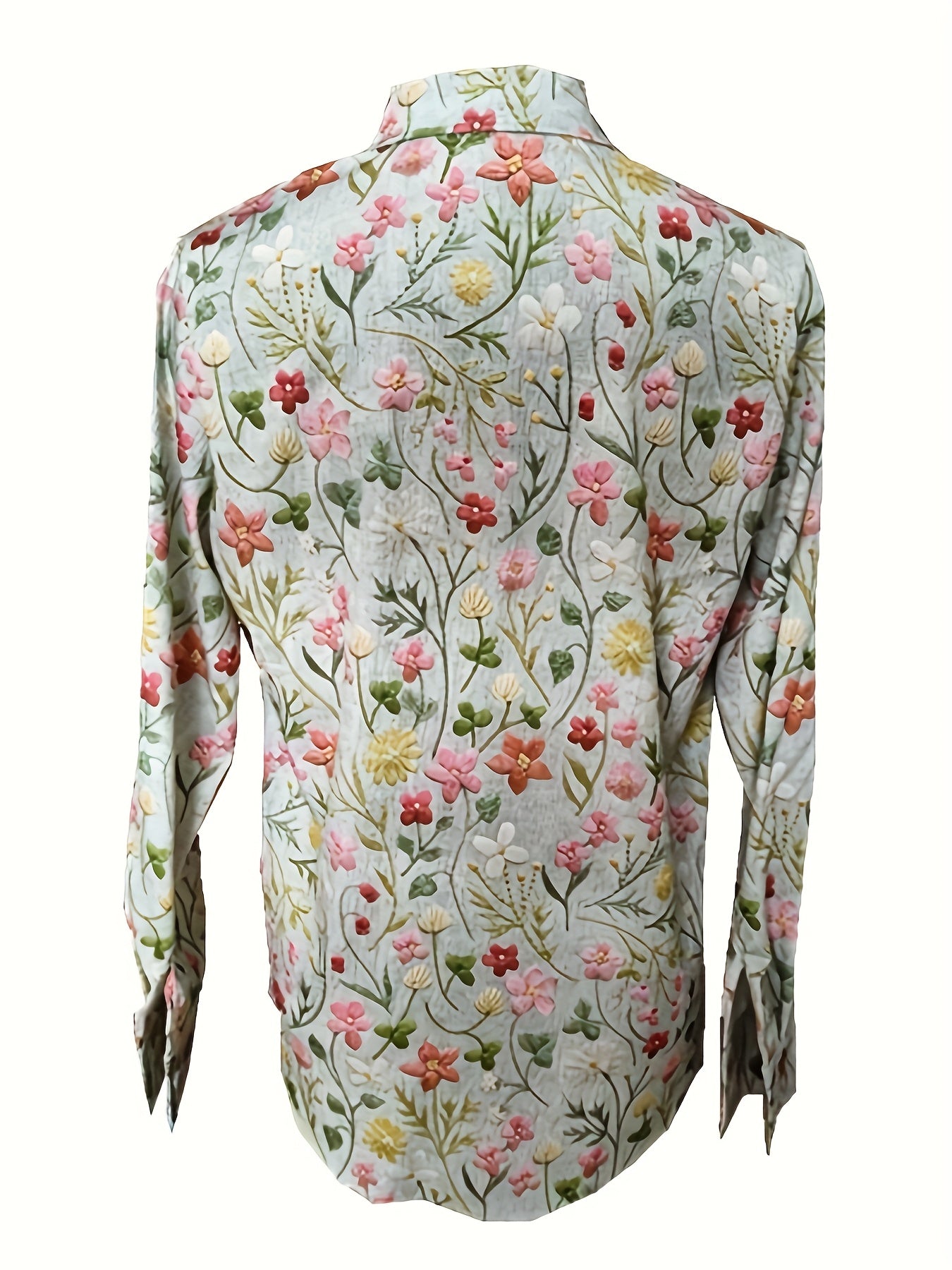 Ayollar uchun katta o'lchamda bosma uzun qo'lli kundalik kofta qora katta