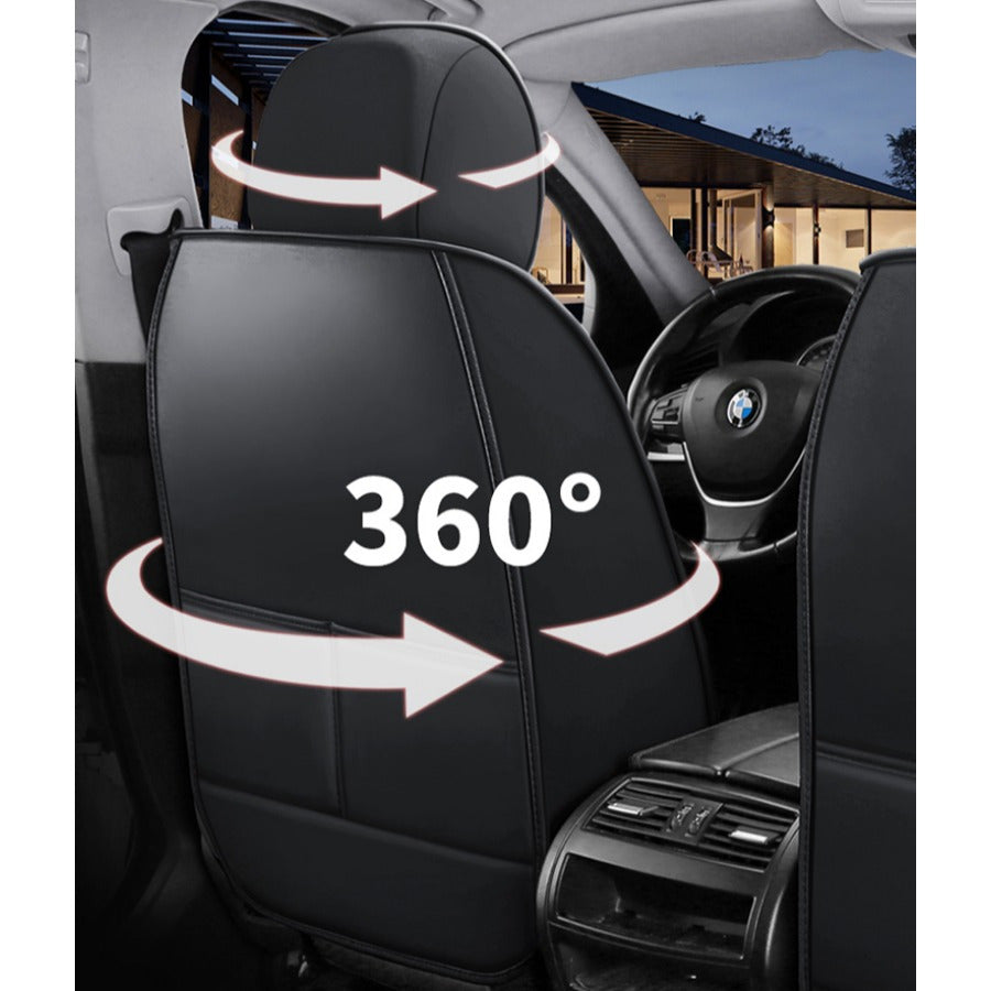 Car Seat Cover Full Set Anti-Wear Dirt-Resistant for Five-Seater Vehicles