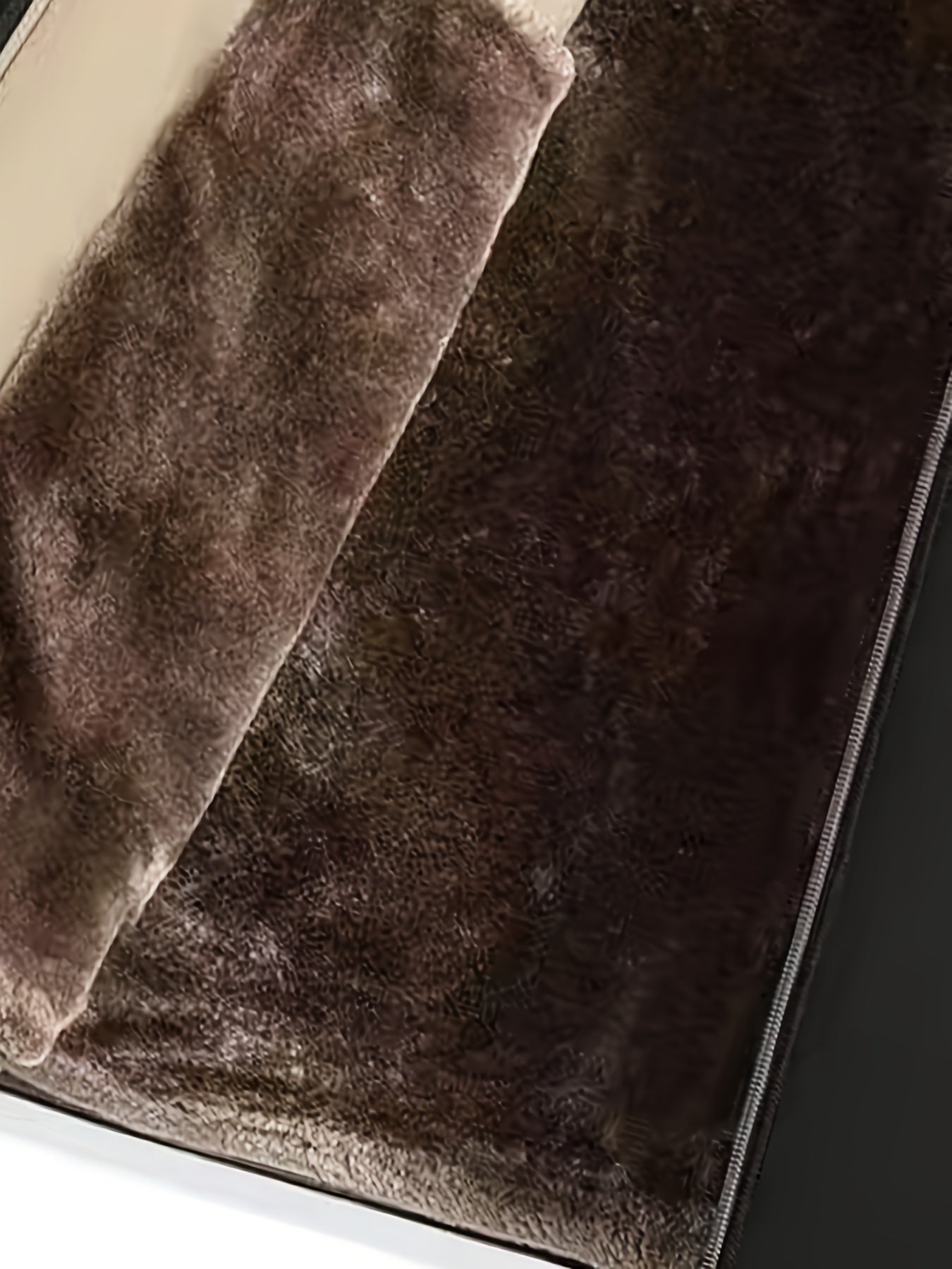 Men's Casual Winter Jacket with Stand-Up Collar Fleece Lining Windproof Regular Fit