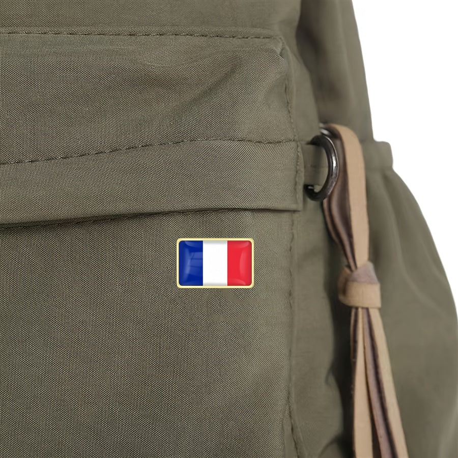 Vintage Style Alloy French Flag Lapel Pins Set of 20 for Women