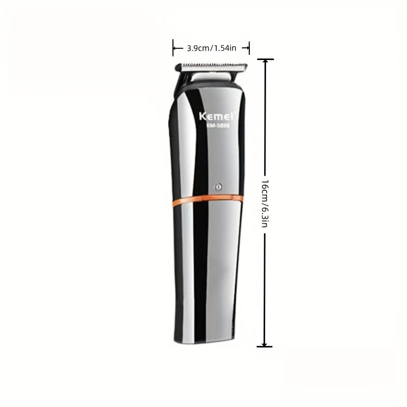 Set de cortapelos eléctrico con pantalla LCD, carga USB, cuerpo de ABS, cuchilla desmontable, batería de litio, de calidad de salón, para el cuidado masculino