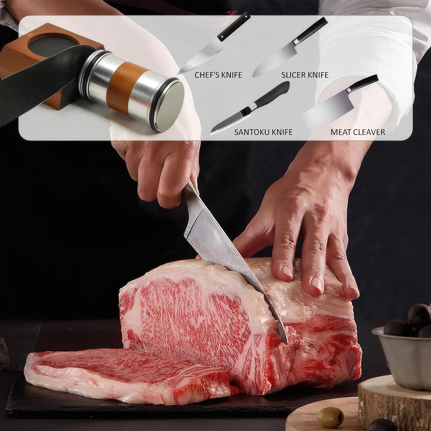 Шиша чашанинг остарадиган қурилмаси, олтин ва керамик дисклар билан, шиша пичоқи учун бурчакларни тўғрилаш