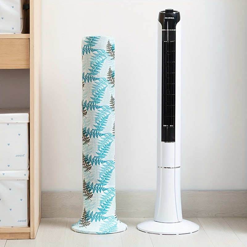 Stretchable Polyester Dust Cover for Standing Fans Universal Fit Random Color