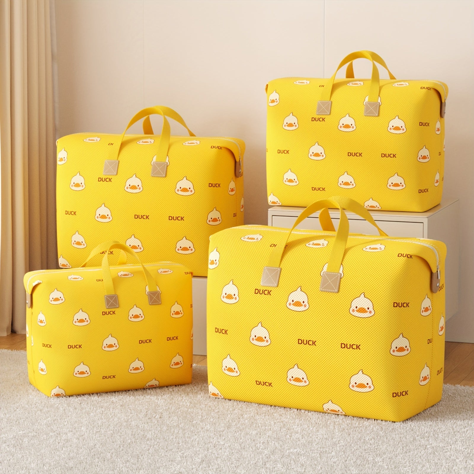 Милая сумка для хранения одеял с узором - большая вместительная сумка для упаковки при переезде для общежития, складная и домашняя сумка для одеял, одежды - идеальный подарок на Хэллоуин или Рождество