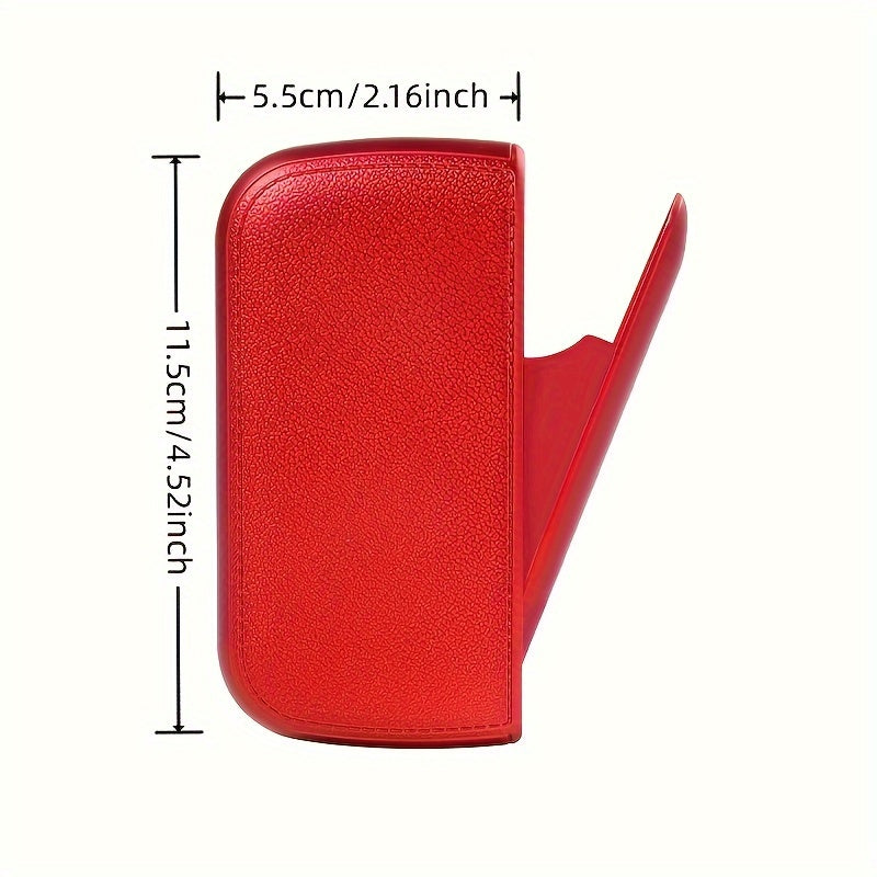 Portable Rectangular Plastic Cigarette Case Waterproof Moisture-Proof Holds 10 for Travel and Gift