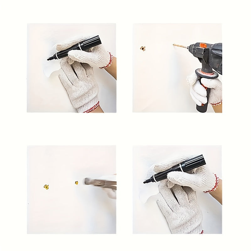 Soporte de tabla de planchar de metal resistente de montaje en pared con doble gancho