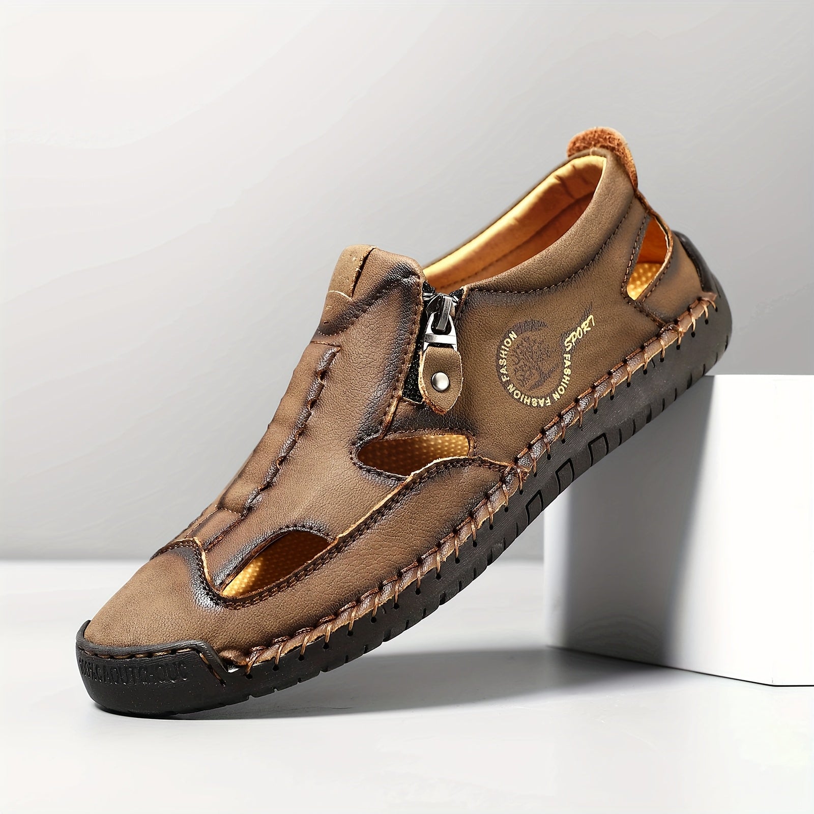 Men's Casual Sports Style Sandals Synthetic Rubber Sole Low Top