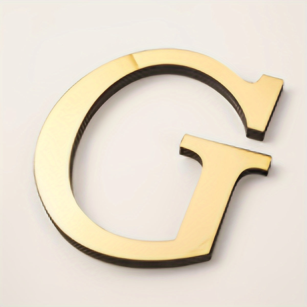 3D Acrylic Mirror Wall Decals Alphabet Stickers Gold Silver Self-Adhesive Modern Home Decor