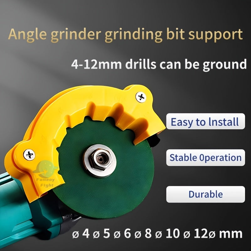 Yellow and Black Plastic Angle Grinder Bit for High-Speed Steel and Carbide Drills