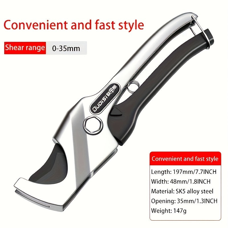 Тяжелый ПВХ PPR труборез стальной ручной инструмент острый лезвие для резки водопроводных труб черная рукоятка