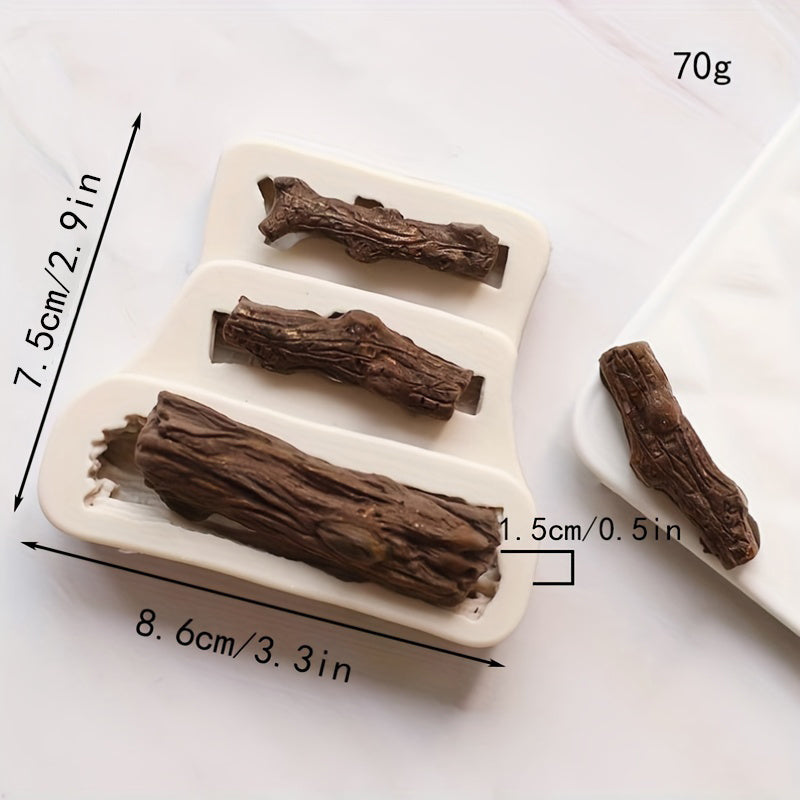 Forest Silicone Mold for Candies, Fondants, and Biscuits with Squirrel and Mushroom Shapes