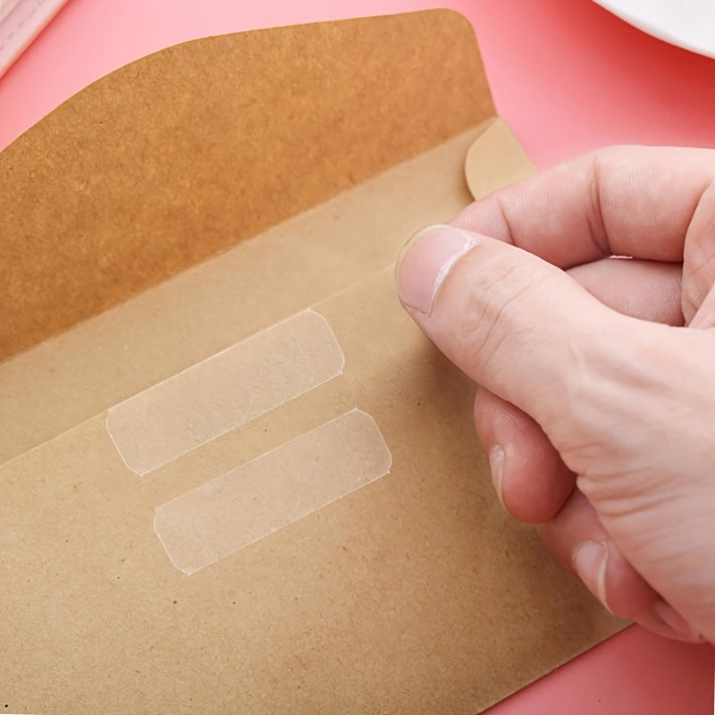 60 Pieces Heavy Duty Double-Sided Tape with Strong Adhesive and Red Storage Box