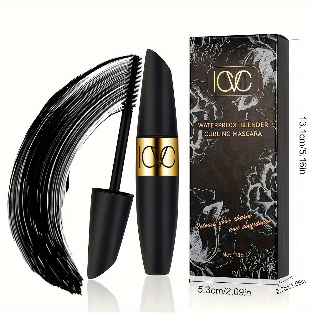 Máscara de pestañas a prueba de agua 4D de alargamiento y rizado para ojos
