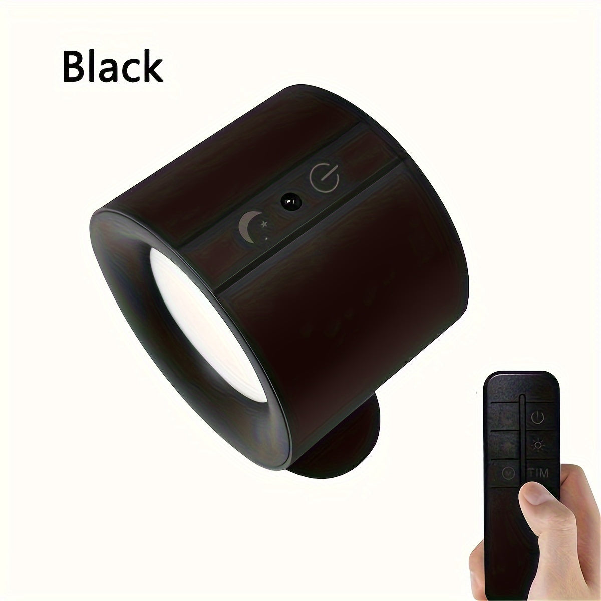 LED Wall Sconce with Remote USB Powered 3 Color Temperatures 3 Brightness Levels