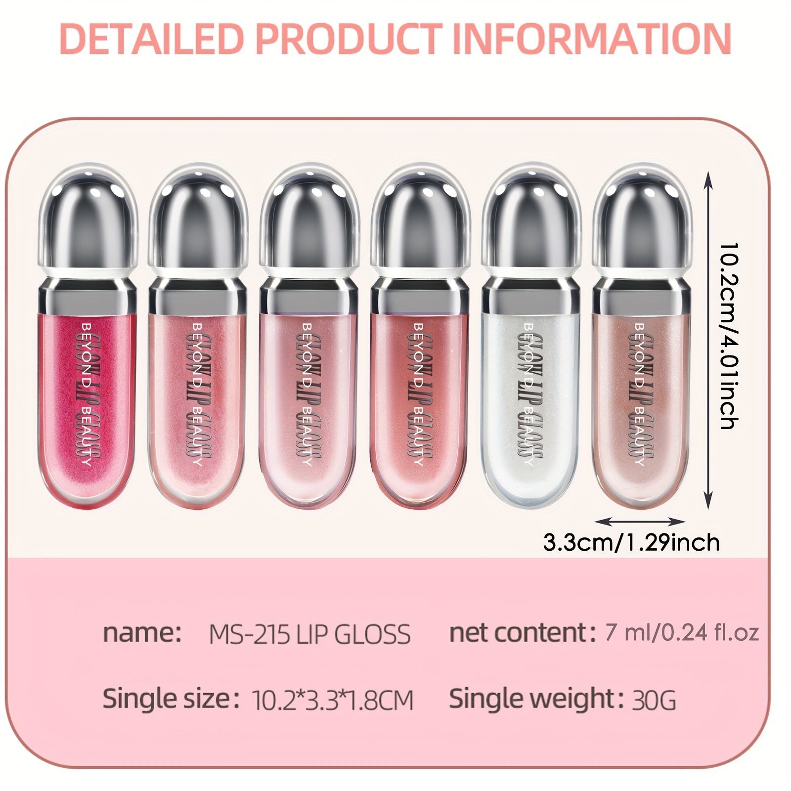 Moisturizing Lip Gloss for Adults Shimmering Liquid Lip Shine with Nourishing Effect
