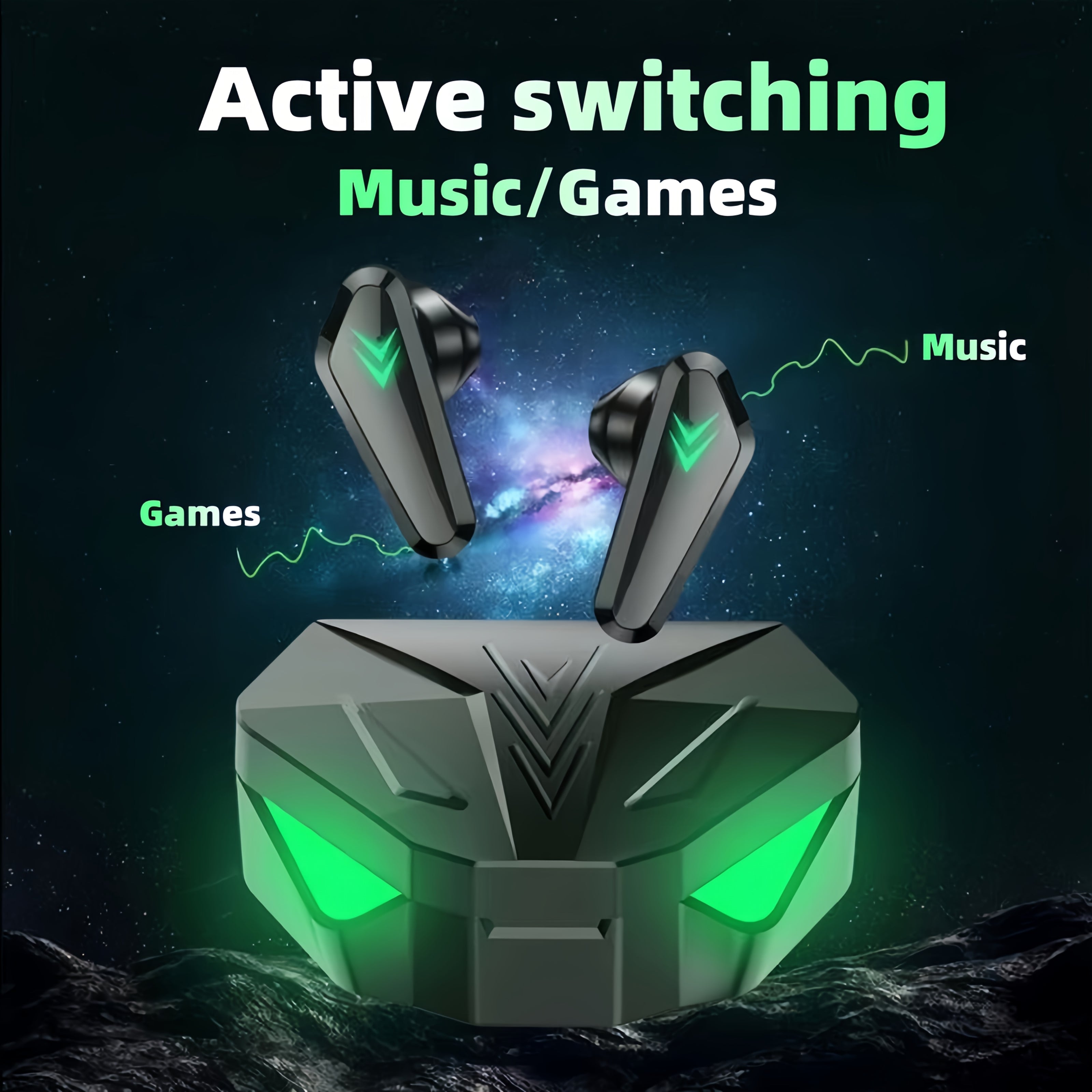 Wireless Earbuds with Touch Controls Wireless Charging Case Microphone for Gaming and Videos