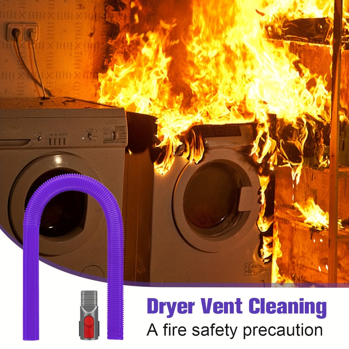 Комплект для чистки вентиляционных трубок сушилок, совместимый с моделями пылесосов V15, V12, V11, V10, V8 и V7. Включает в себя насадку для шланга для легкого удаления ворса. Выпускается в фиолетовом цвете и предназначен для использования с пылесосами.