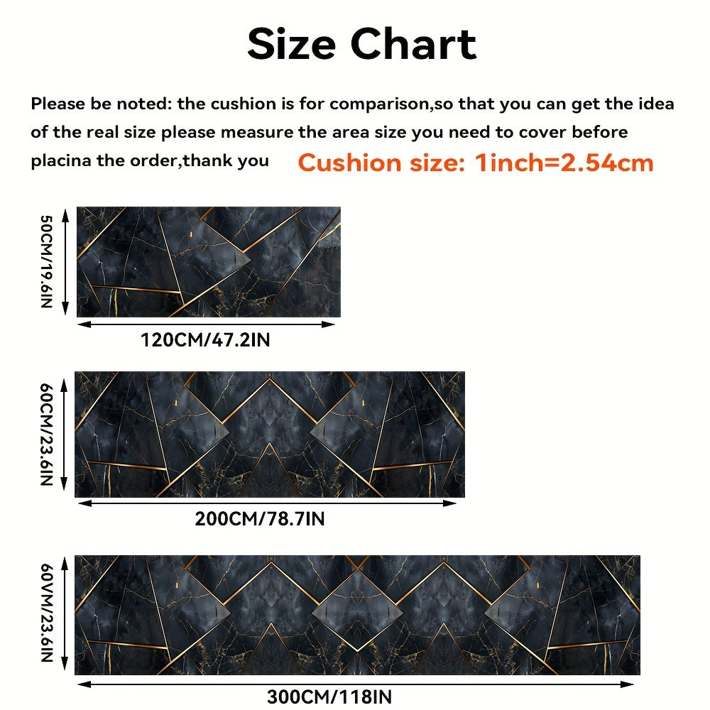 Alfombra de corredor de poliéster antideslizante lavable de pelo bajo resistente a manchas para sala de estar y cocina