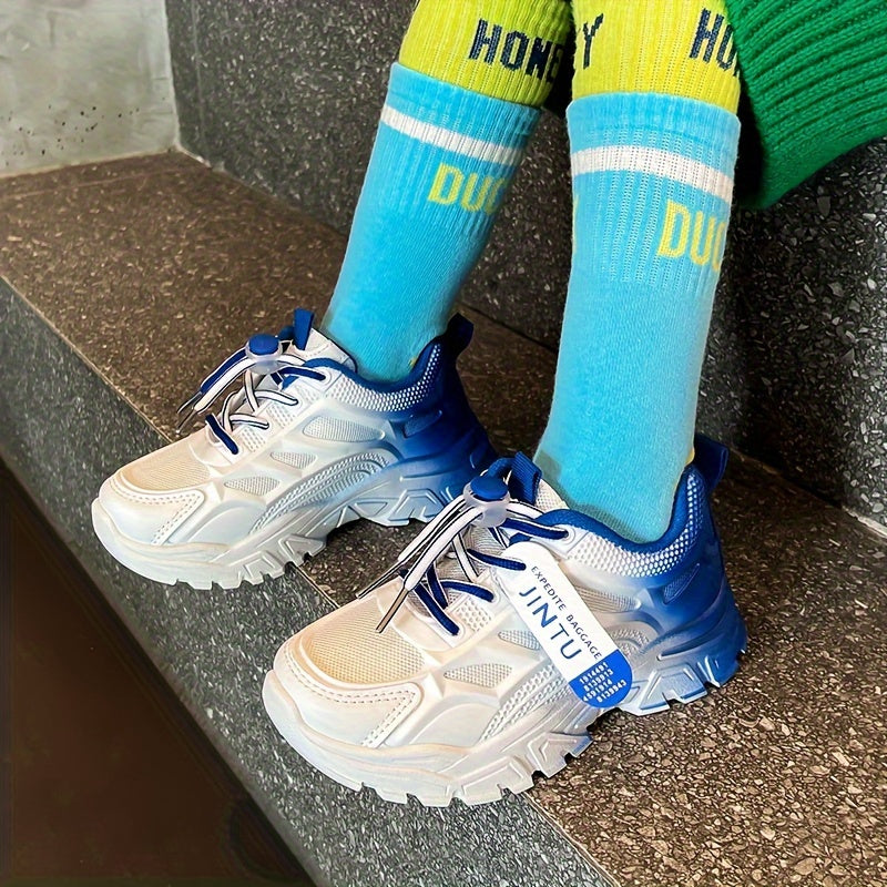 Kids' Mid-Top Sports Shoes for Outdoor Hiking and Casual Wear Boys Girls All-Season