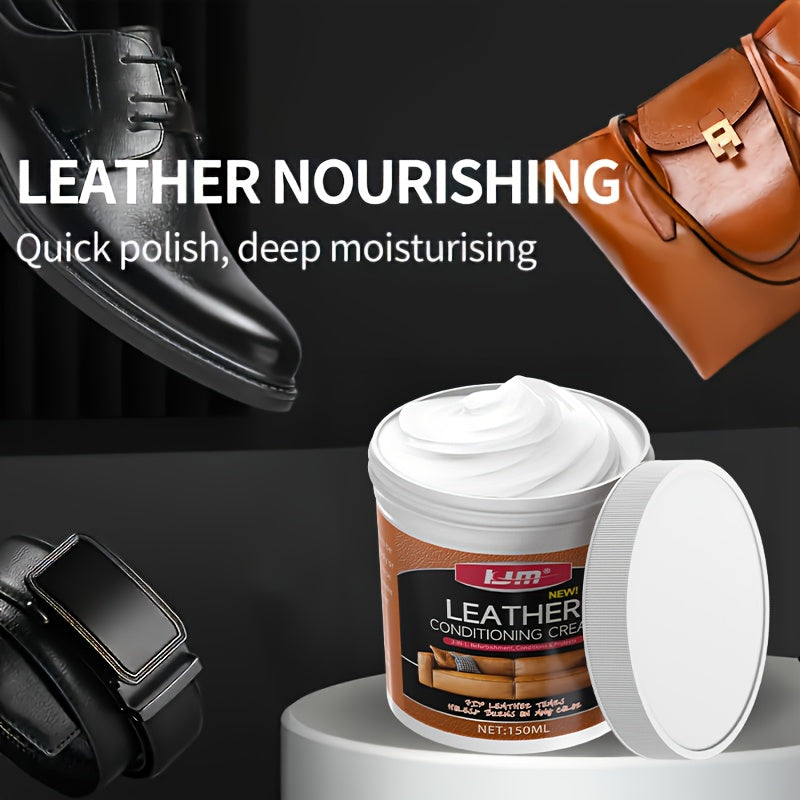 Leather Care Cream for Shoes, Bags, Furniture and Jackets