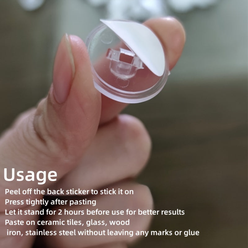 Small Plastic Ceiling Hooks 2cm Self-Adhesive for Hanging Decorations Pack of 20 50 100