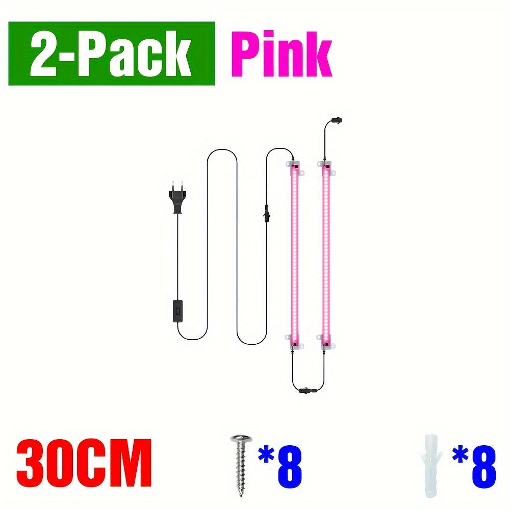 220V Full Spectrum LED Grow Light with 12 Heads 50cm for Indoor Plants Hydroponics Greenhouse