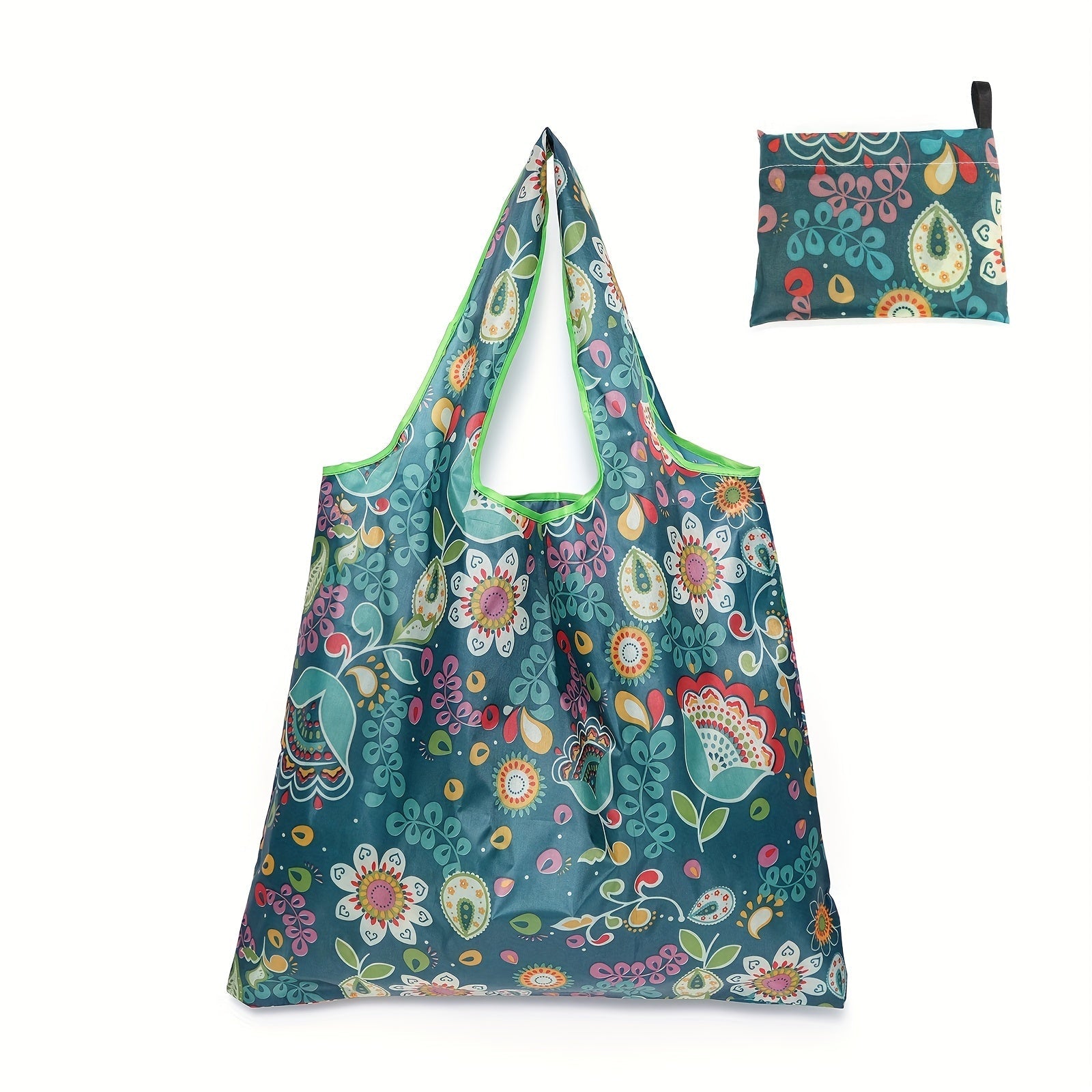 Large Capacity Reusable Oxford Cloth Shopping Bag with Portable Hand-held Storage