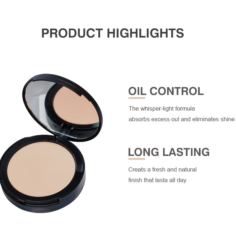 Women’s Matte Finish Pressed Powder for Flawless Skin and Shine Control