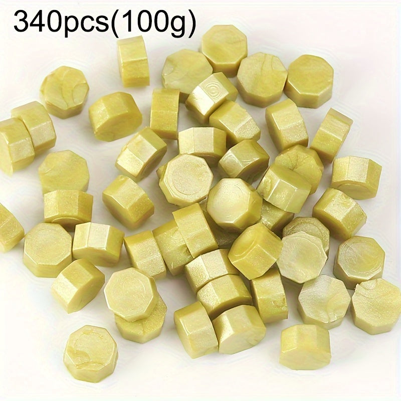 340pcs 100g Octagonal Sealing Wax for Gift Boxes Envelopes DIY Sealing