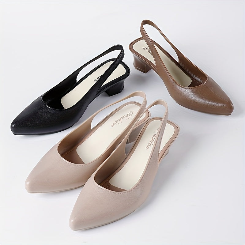 Zapatos de mujer negros con purpurina, mocasines con punta en forma de punta y correa en el tobillo