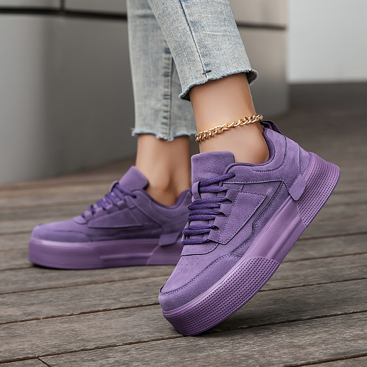 Women's Pink Low-Top Skate Sneakers Casual Outdoor Shoes With EVA Sole