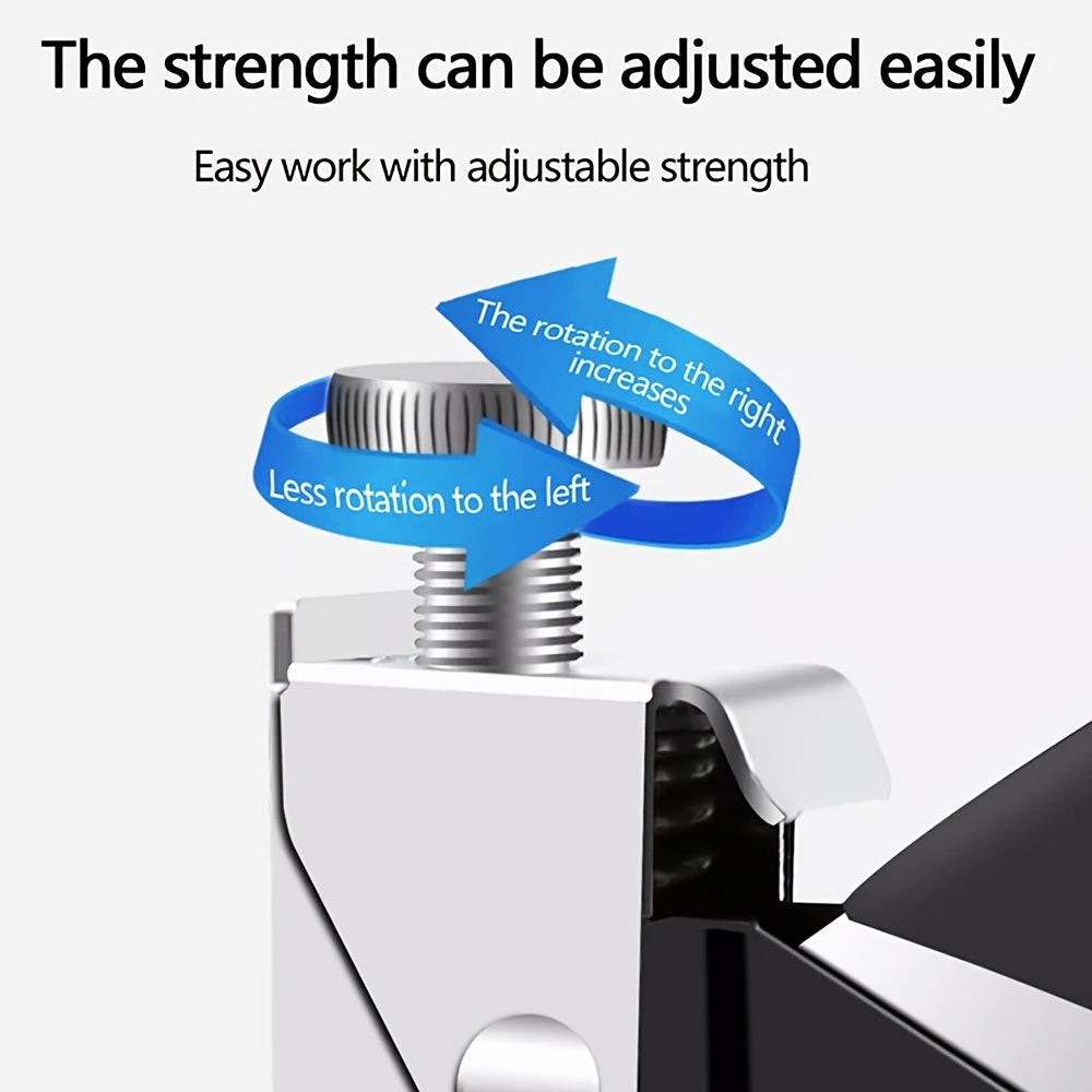 Heavy Duty Steel Nail Gun with 4000 Nails Adjustable Stapler Manual Nail Puller for Wood Upholstery Carpentry DIY