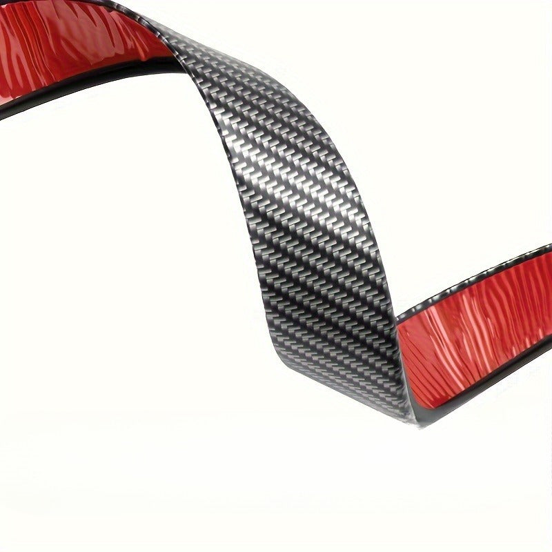 Car Carbon Fiber Door Threshold Strip Anti-Collision Scratch Guard
