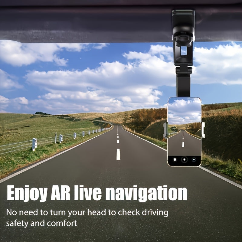 Universal Car Phone Holder 360° Rotatable Waterproof ABS Dashboard Mount