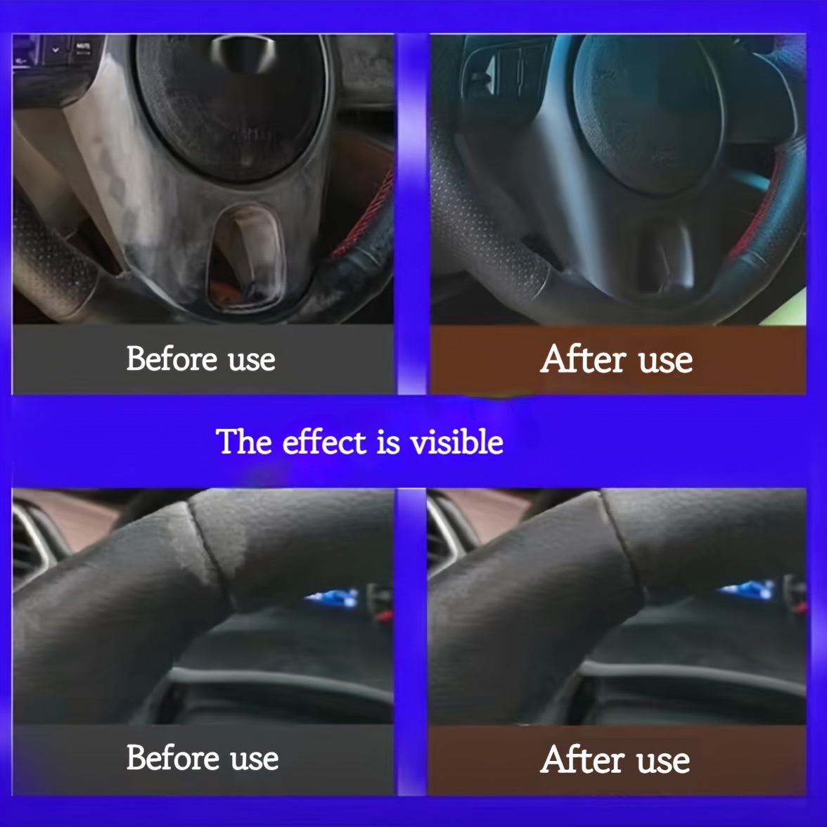 Восстановитель черного глянцевого пластика для интерьера автомобиля 30 г, паста для ремонта руля