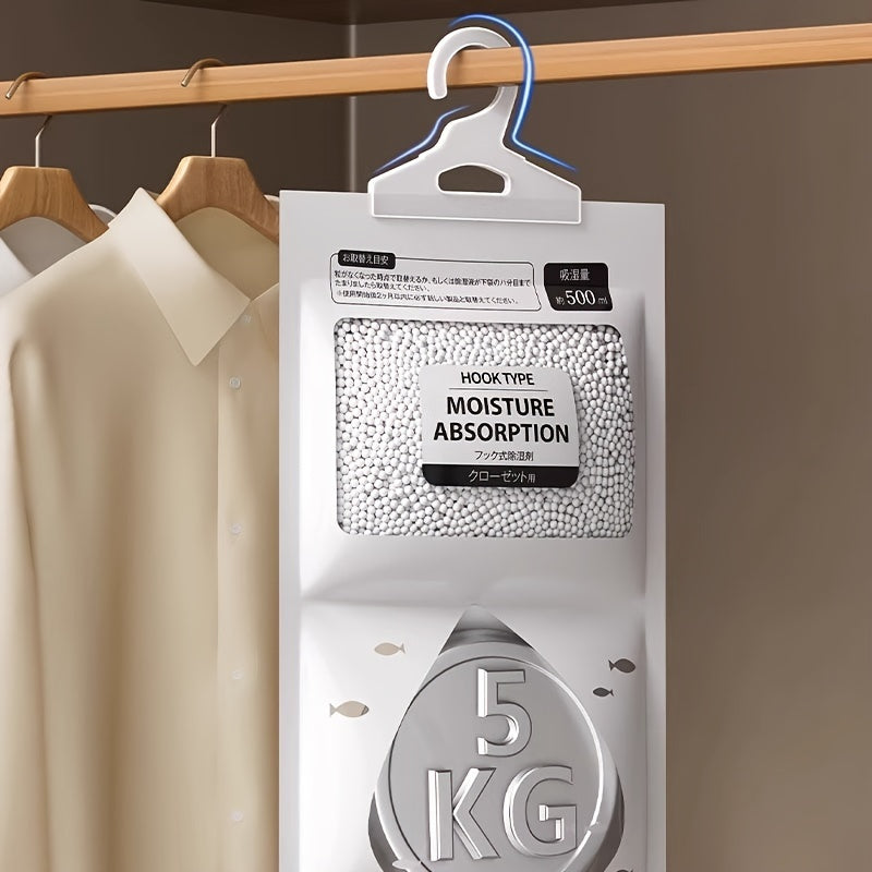 Осушитель мешок 16,91 унций, поглощающий влагу, многоразовый для шкафов и гардеробов