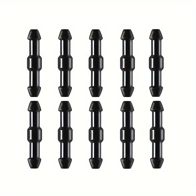 10 Pcs Windshield Washer Hose Connectors Black Plastic Compatible with All Cars