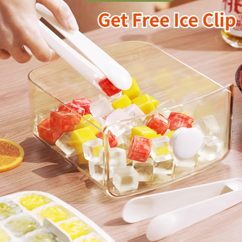 Portable 48-Grid Double-Layer Ice Maker 21L Capacity for Bar and Party Use