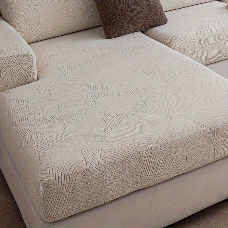 Универсальный комплект чехлов для подушек дивана для одно-, двух-, трех- и четырехместных диванов. Классический стиль, машинная стирка, защита ткани, мягкий материал, без украшений и принтов, вес ткани 250-300 г.