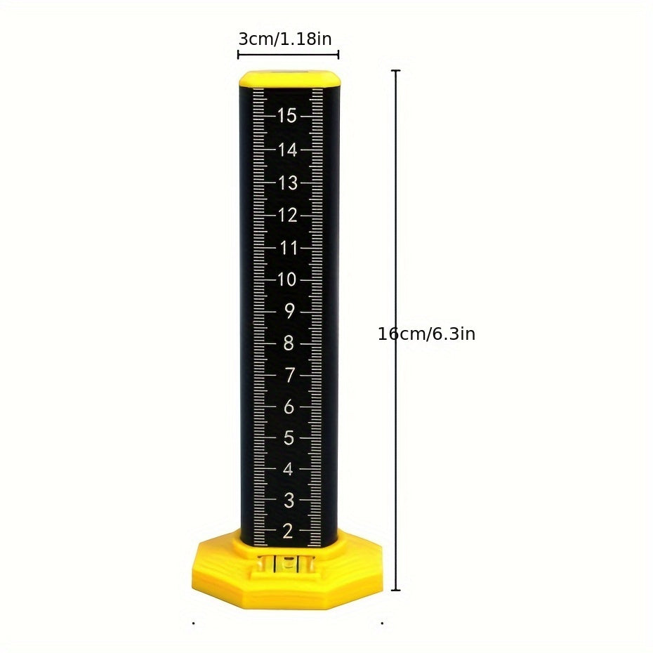 Magnetic Ceiling and Floor Tile Height Ruler Aluminum Alloy Measuring Tool for Accurate Tile Height