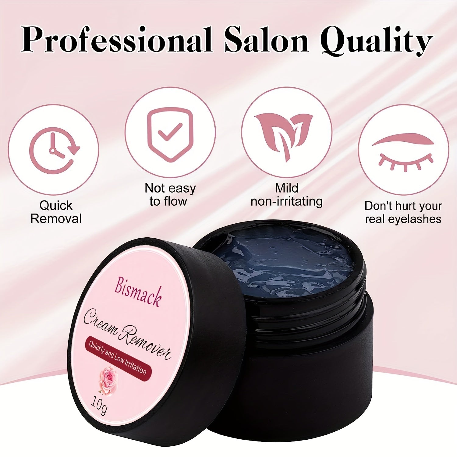 Eyelash Extension Remover Cream 10g Gentle Lash Glue Dissolver for Sensitive Skin