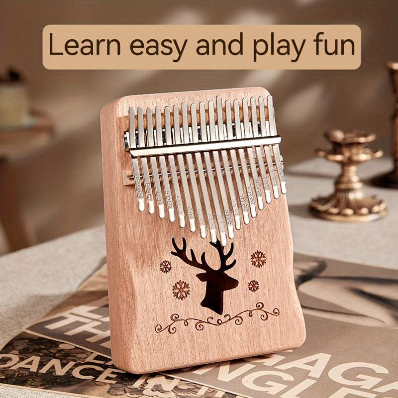 17-Key Multicolor Kalimba Thumb Piano for Beginners for Girls