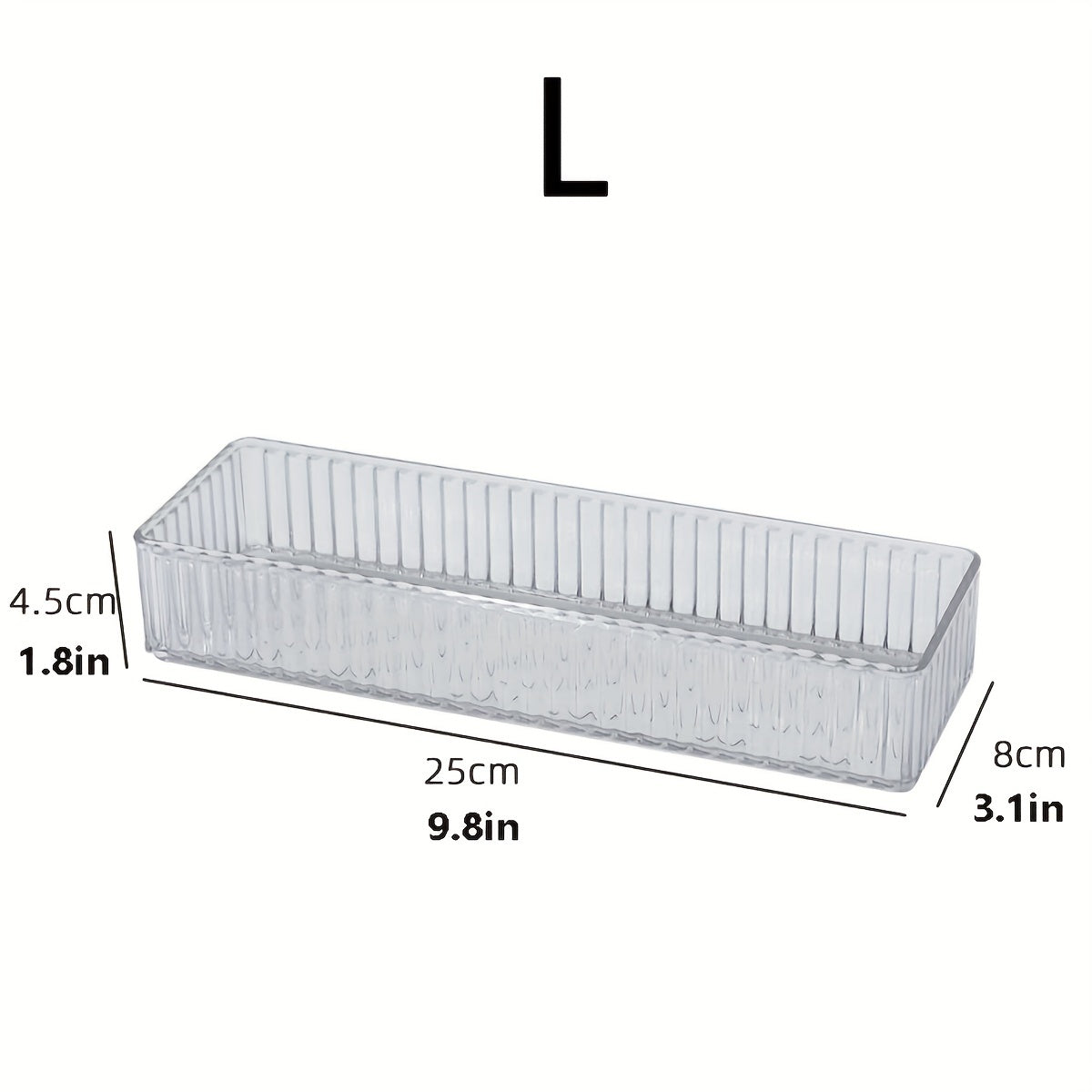 Caja de almacenamiento de plástico con cajones para organizador de cosméticos y cuidado de la piel