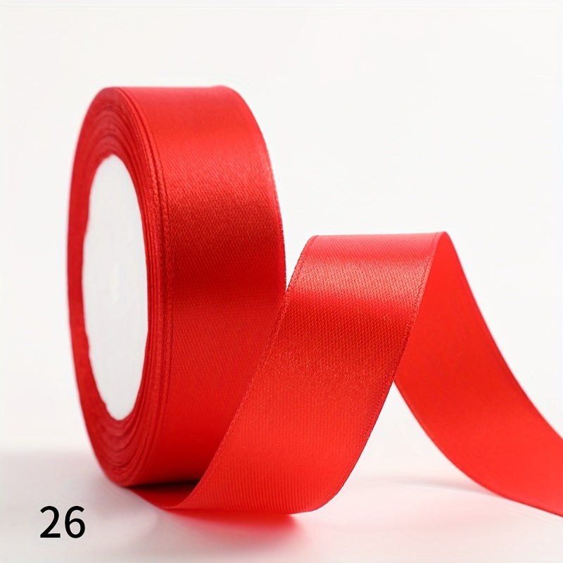 Satin Ribbon 2.5cm Wide 25 Yards Long for Gift Wrapping Wedding Decoration