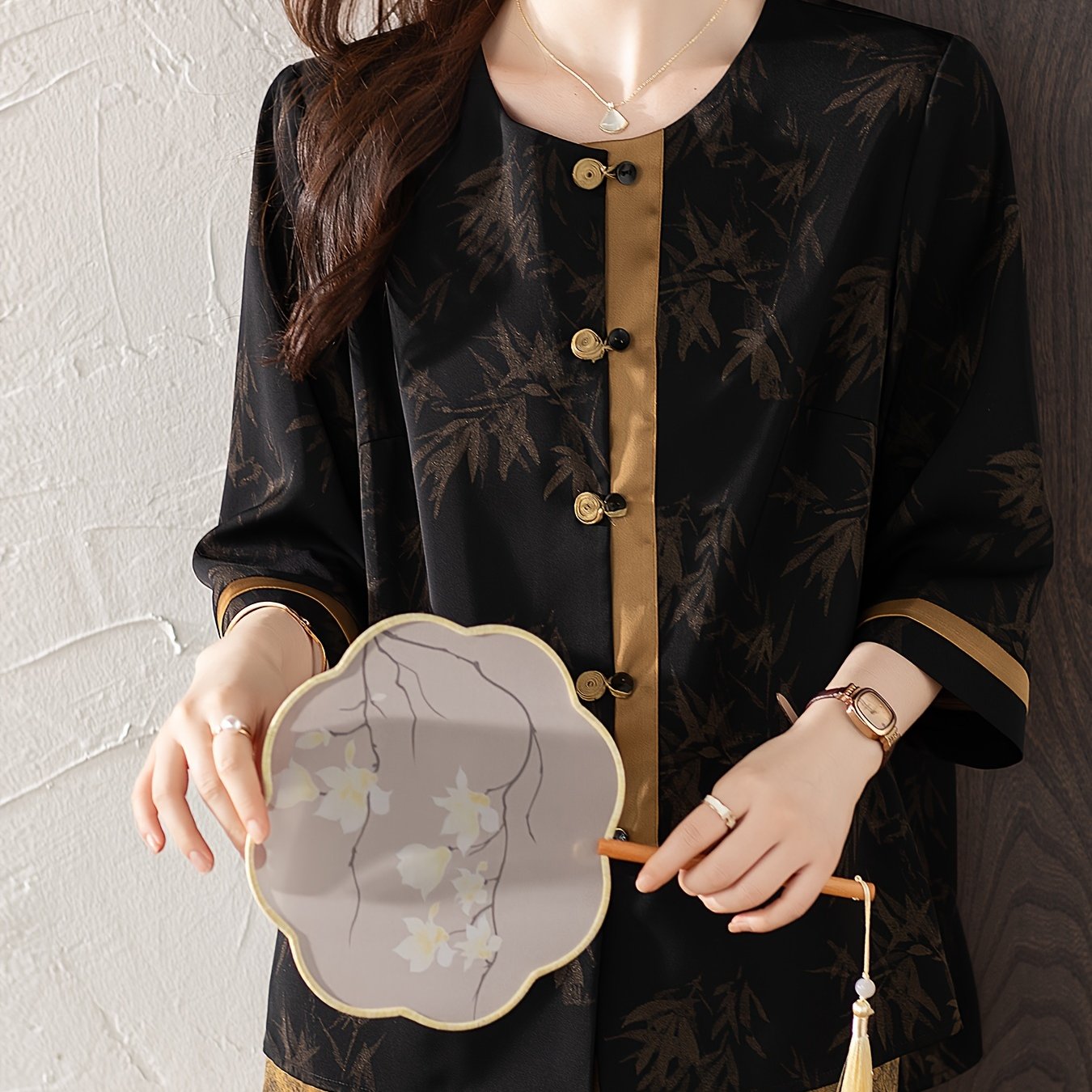 Women's Summer Chinese Style Shirt Cotton National Style Top