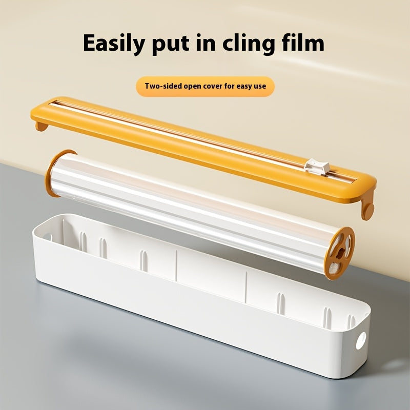 Disposable Plastic Wrap Slicer for Kitchen and Restaurant Use Dual-Direction Cling Film Cutter