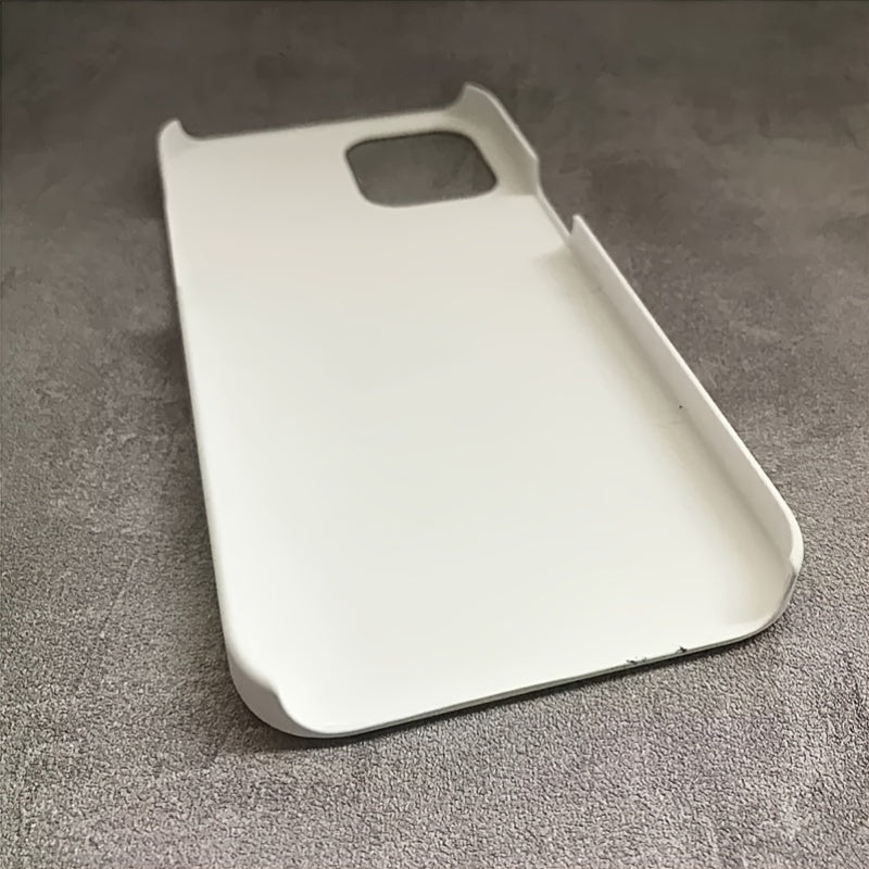 Чехол-крышка для Apple iPhone 15 Pro Max, жесткий корпус, полукрышка, теплоотвод, однотонный цвет, белый