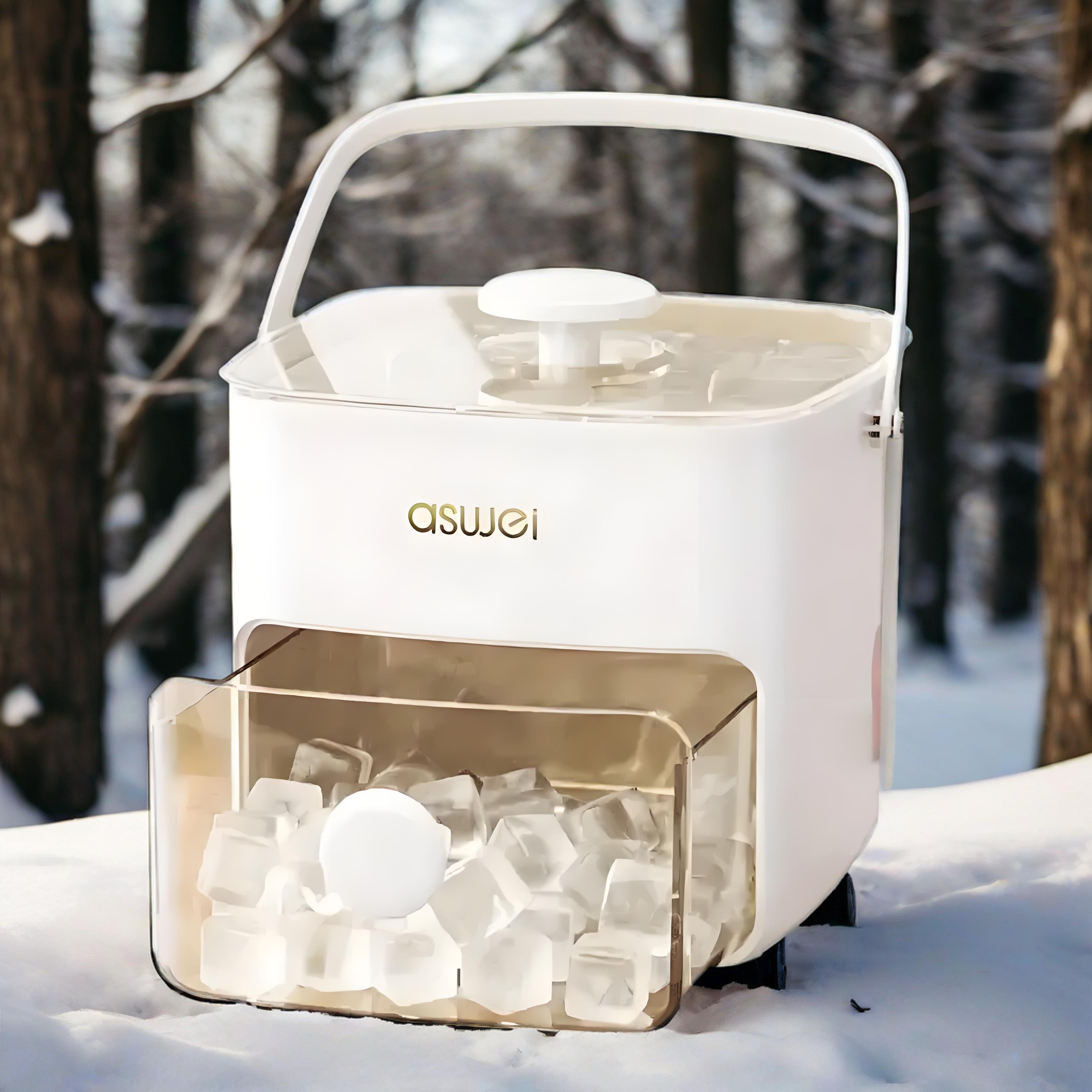 Портативный ледогенератор с большой емкостью, компактный, быстрое действие