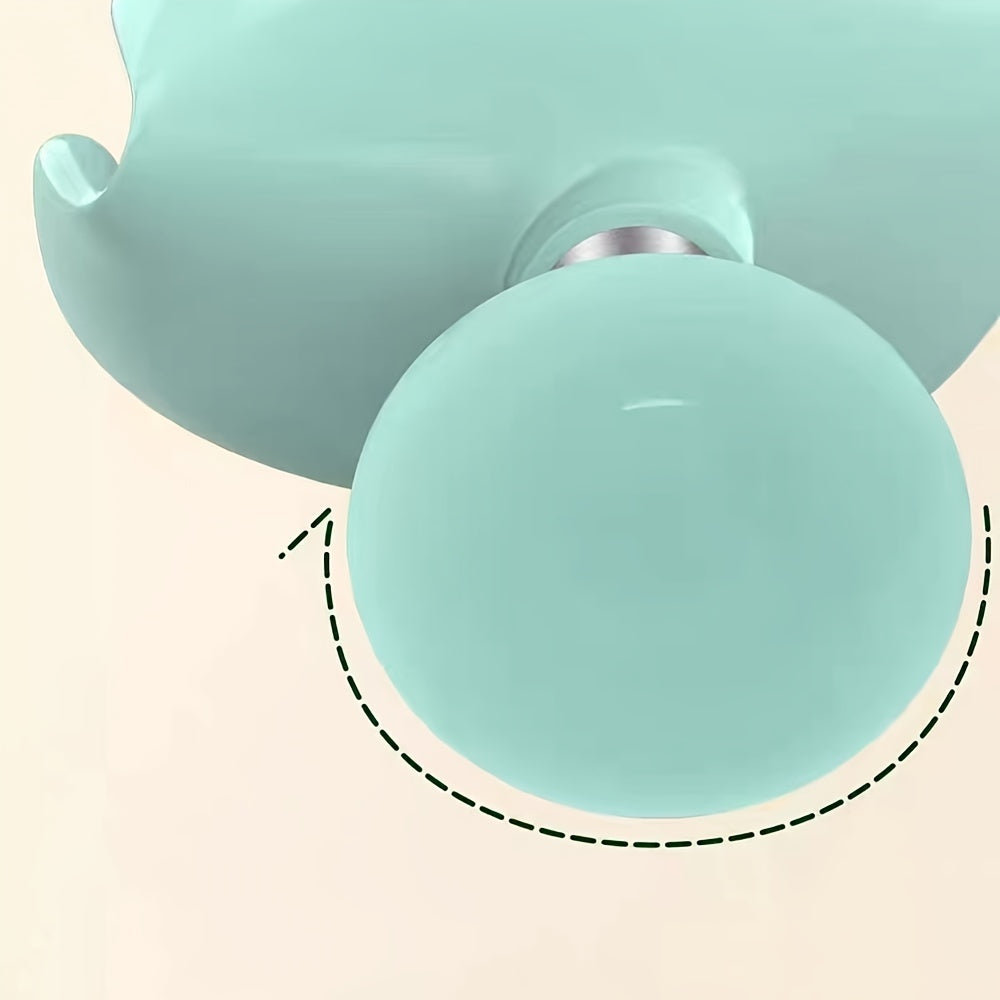 Leaf-Shaped Soap Dish for Shower and Bath, Sponge Tray, Draining Soap Holder