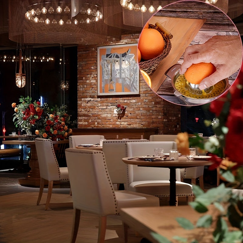 Stainless Steel Lemon Orange Juicer Manual Squeezer Kitchen Tool